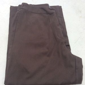Chocolate brown slacks